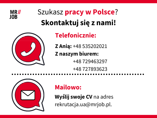 Praca w Polsce dla osób z Ukrainy kontakt