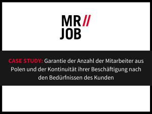 Case Study in MRJOB Zeitarbeitsfirma - Mitarbeiter aus Polen