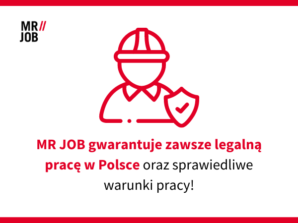 Współpraca z MRJOB to legalna praca w Polsce dla pracowników z Ukrainy